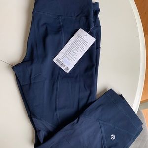Lululemon pace rival crop 22” 10 nwt